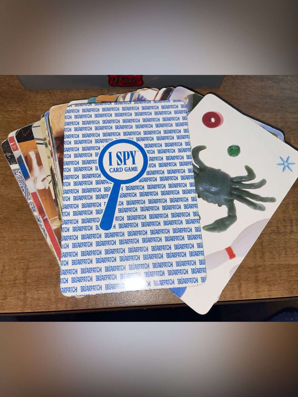 I SPY Card Game - Blue Back Kids Picture Cards